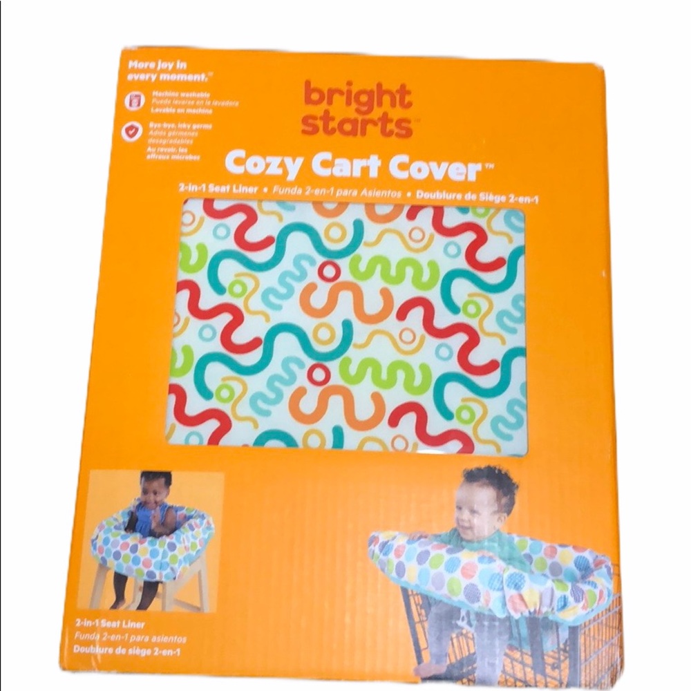 Bright Starts Multicolor Cozy Cart Cover